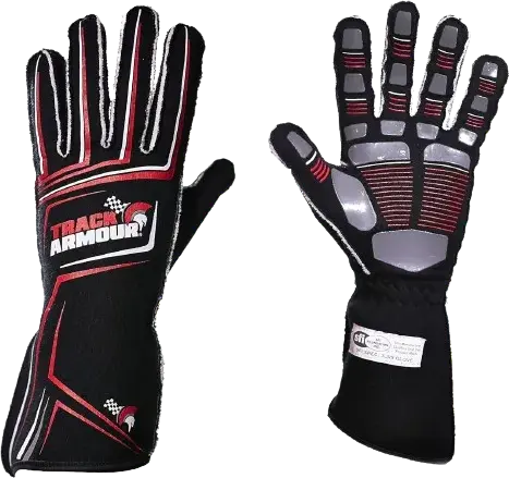 Series 4 Racing Glove SFI 3.3/5 Nomex Fabric Silicon Grip - Larg